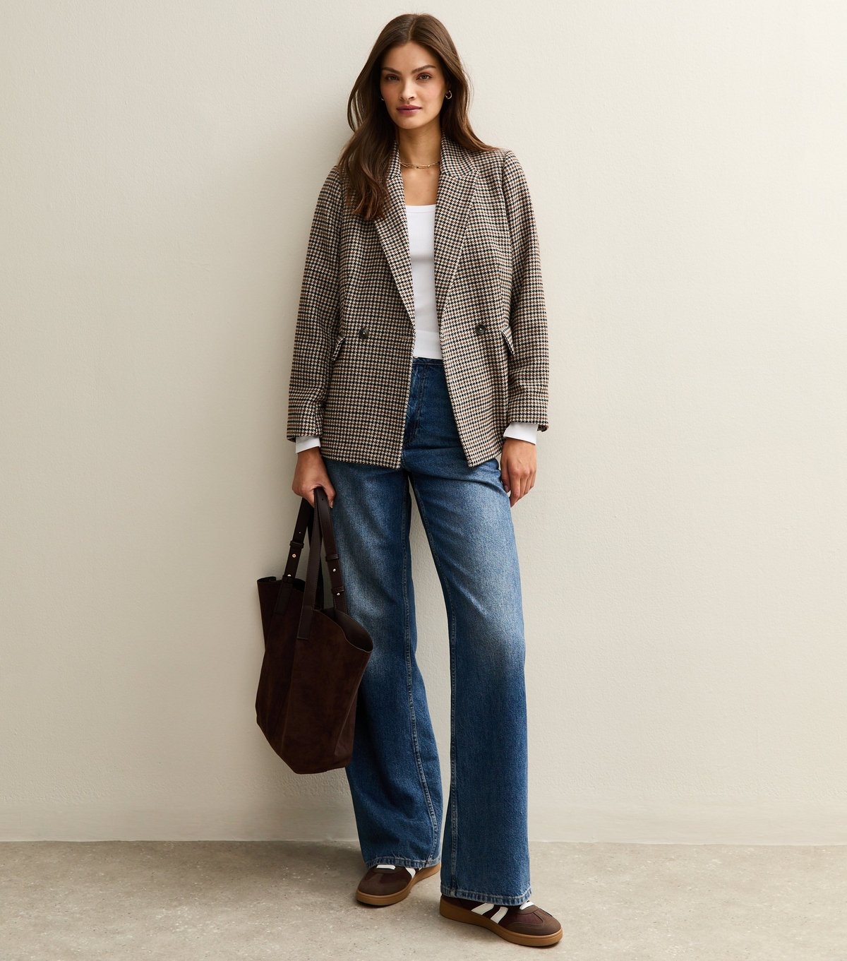 New Look Women's Tall White Scoop Neck Long Sleeve Top New Look - 2