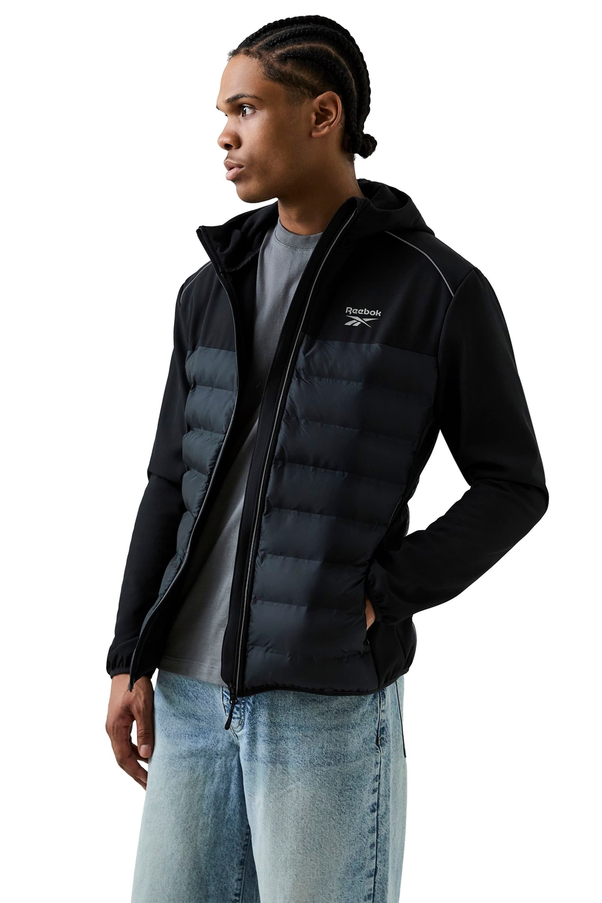 Reebok Reebok Men's Herston Hybrid Jacket in Black