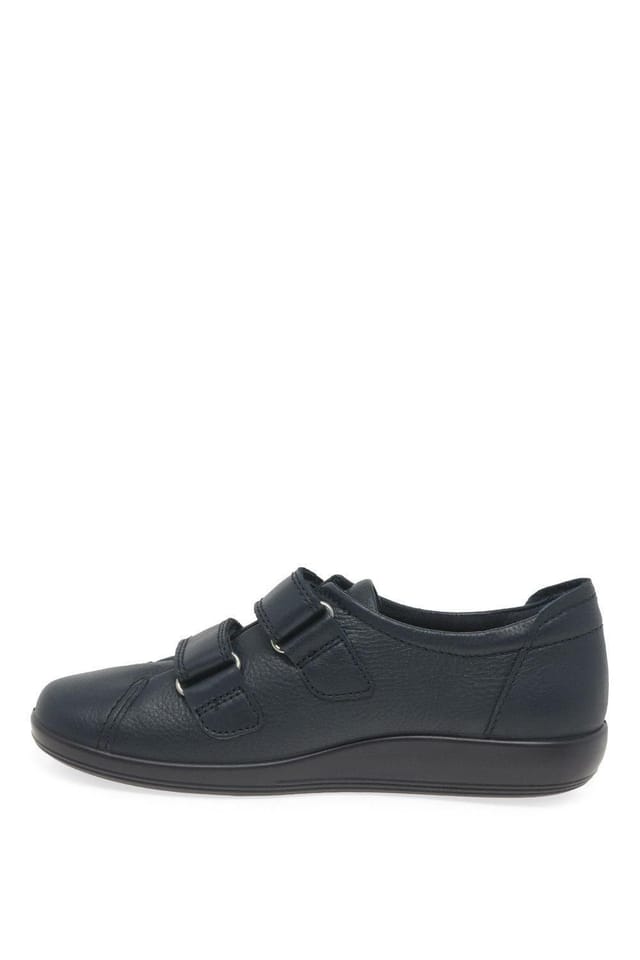 ECCO Ecco Women's 'Soft 2 Strap' Casual Trainers in Dark Navy - 2