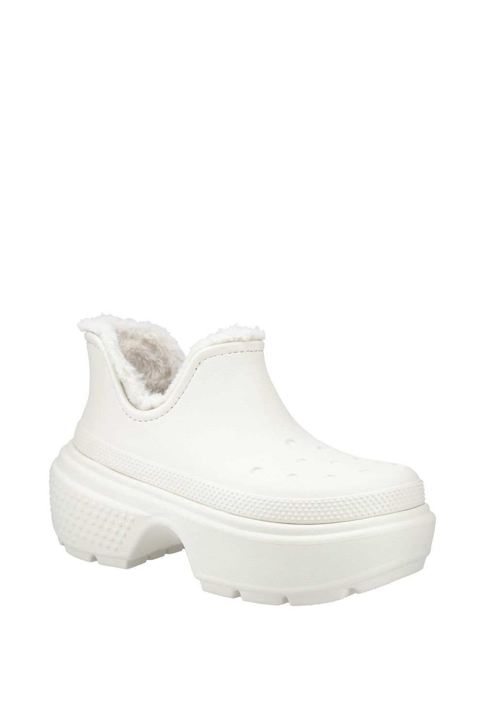 Crocs Crocs Women's Stomp Shorty Boot in White