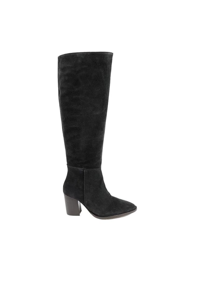 Jones Bootmaker Jones Bootmaker Women's Debbie Smart Leather Long Boots in Black - 2