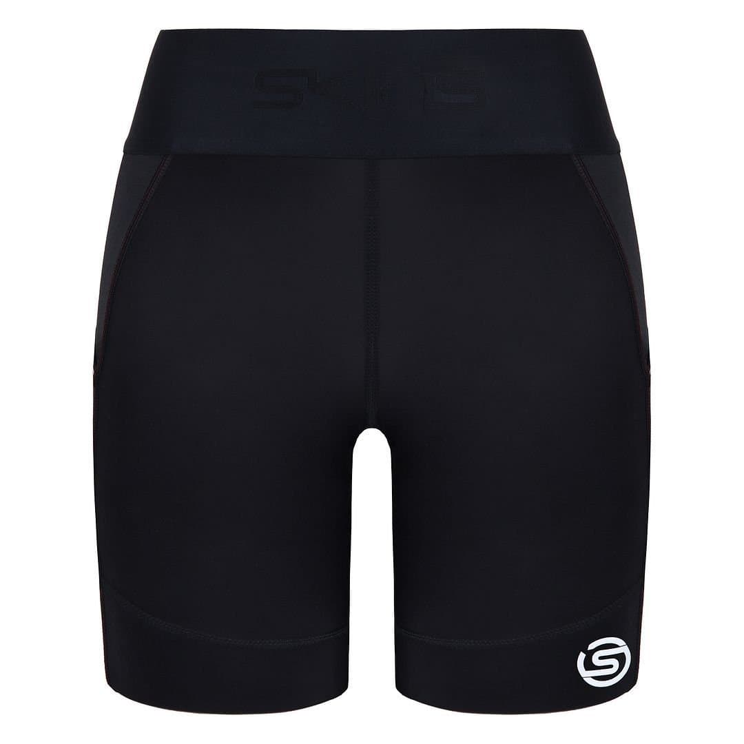 Skins Skins Women's Series-3 Stretch Waist Black Training Shorts