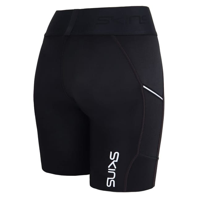 Skins Skins Women's Series-3 Stretch Waist Black Training Shorts - 2
