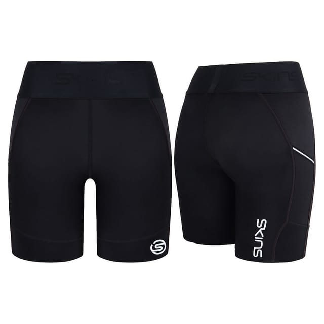 Skins Skins Women's Series-3 Stretch Waist Black Training Shorts - 3