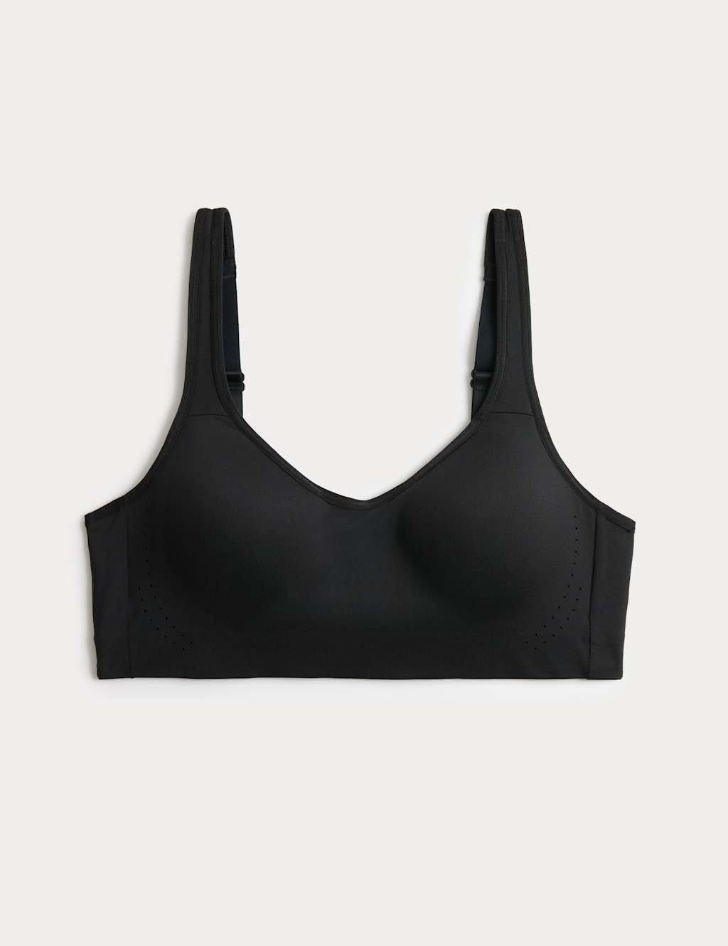 Marks & Spencer M&S Non Wired Sports First Bra (AA-D) Black - 1