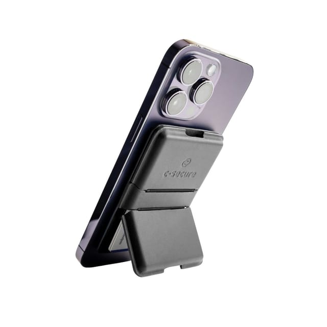 C-Secure C-Secure Men's MagSafe Phone Wallet in Black - 2