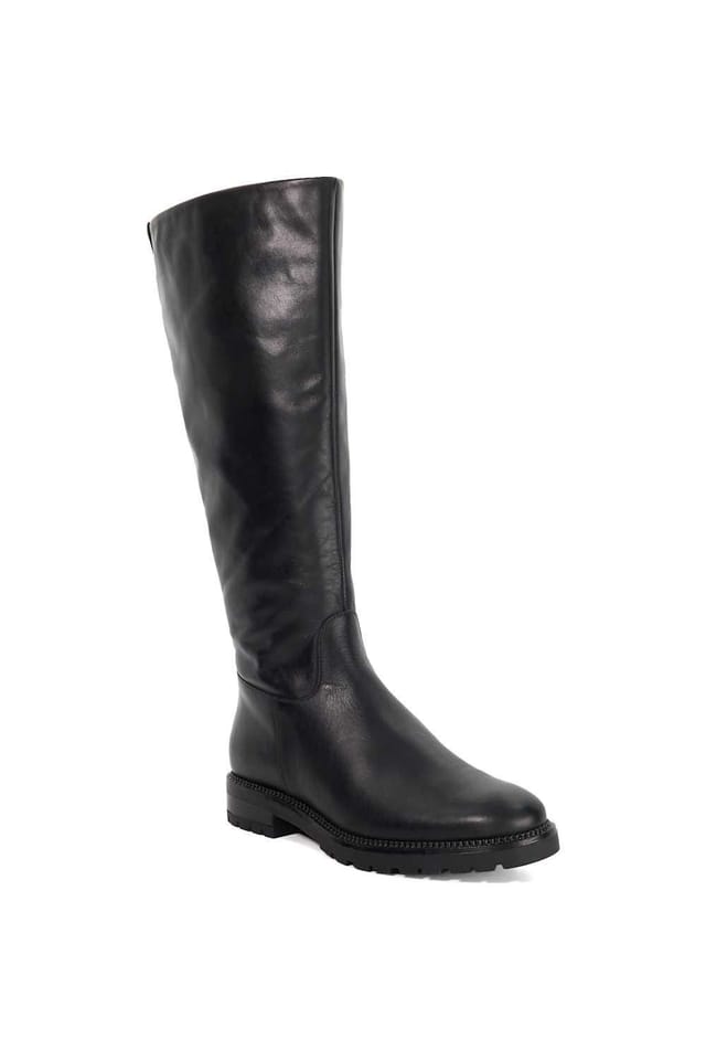 Dune London Dune London Women's Wide Fit 'Wftayah' Leather Knee High Boots in Black - 2