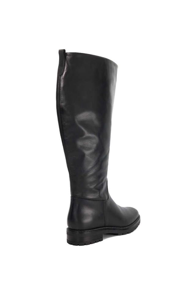 Dune London Dune London Women's Wide Fit 'Wftayah' Leather Knee High Boots in Black - 3