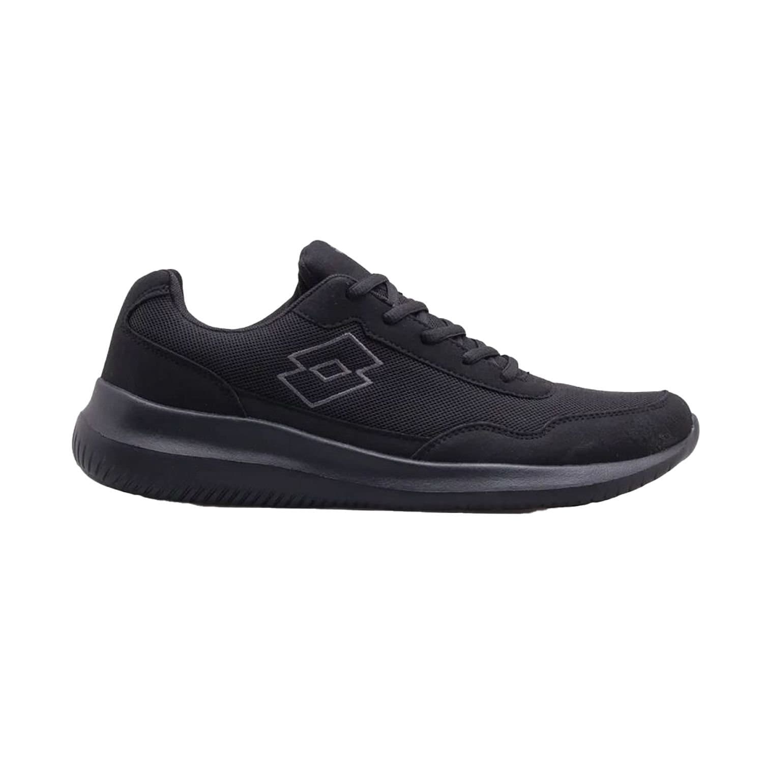 Lotto Lotto Men's Connect OC logical Leather Trainers in Black