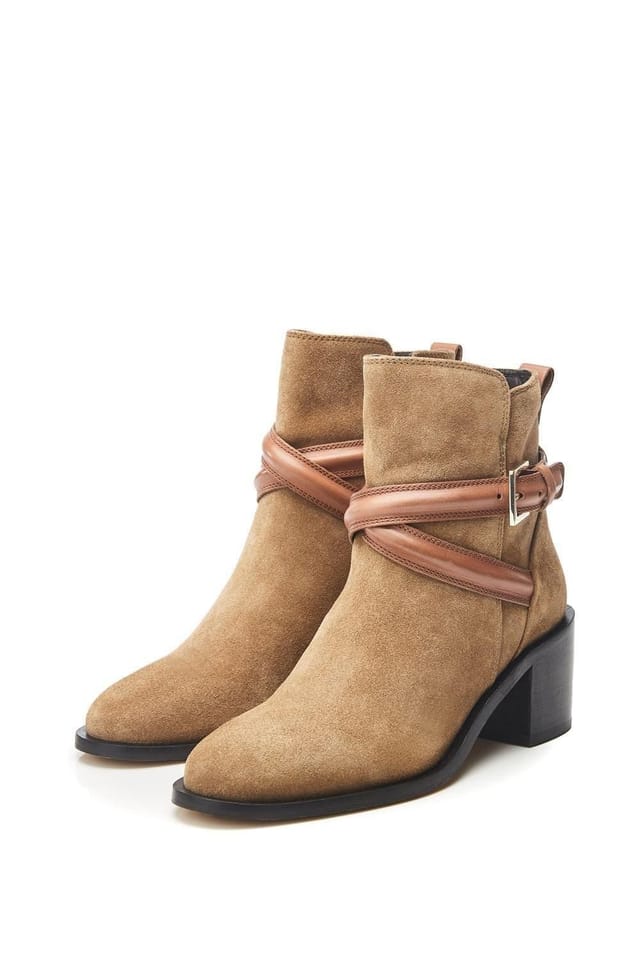 Moda In Pelle Moda In Pelle Women's 'Carliy' Suede Ankle Boots in Tan - 2