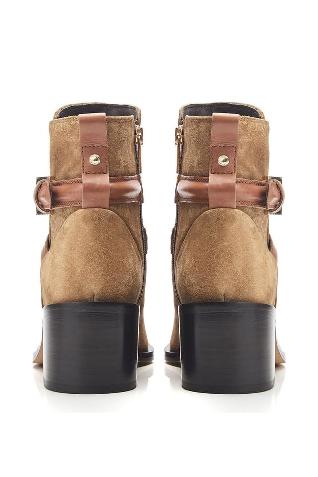Moda In Pelle Moda In Pelle Women's 'Carliy' Suede Ankle Boots in Tan - 3