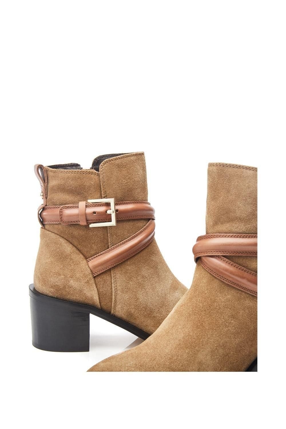 Moda In Pelle Moda In Pelle Women's 'Carliy' Suede Ankle Boots in Tan - 4