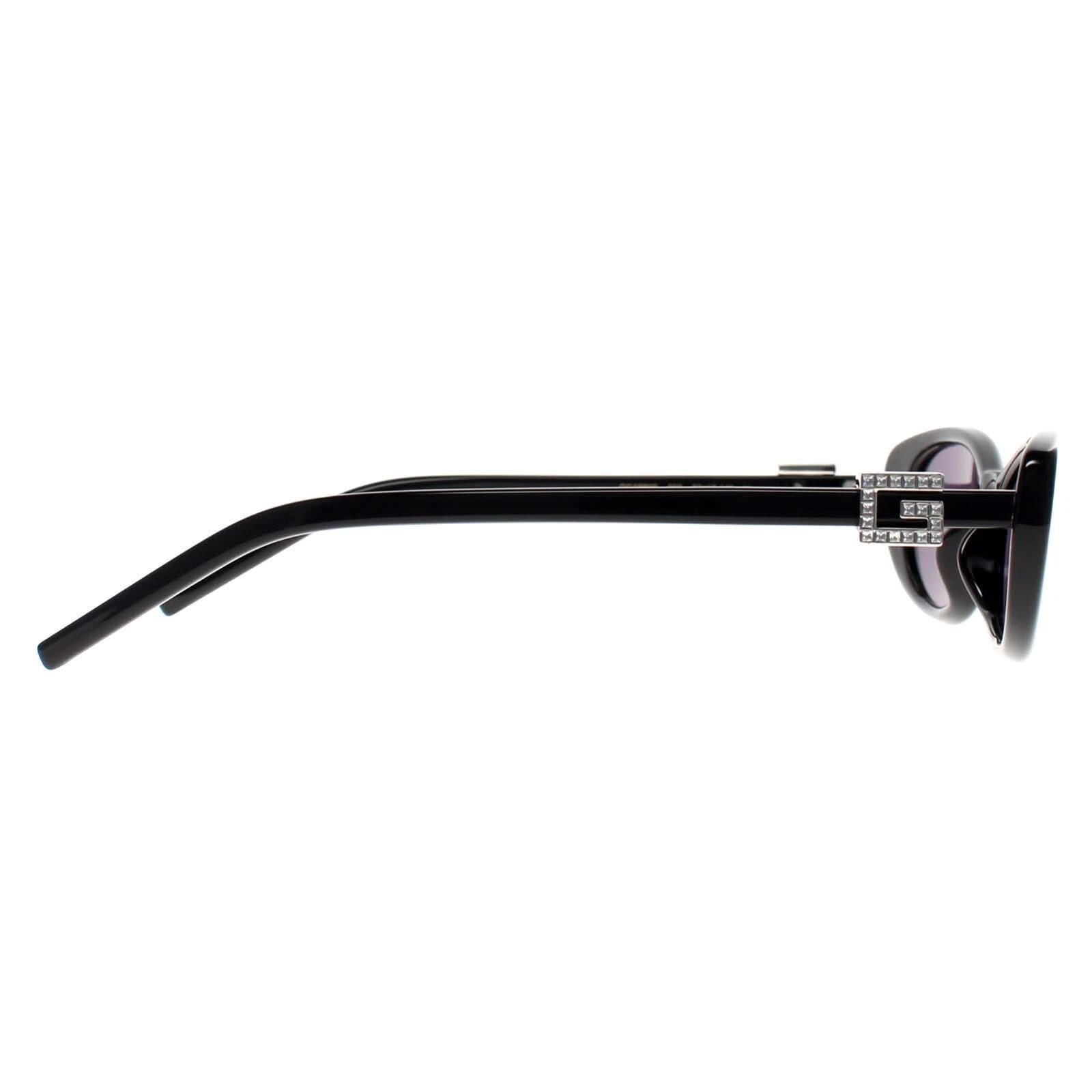 Gucci Gucci Women's Cat Eye Black with Silver Crystal Stud Detail Grey GG1680S - 4
