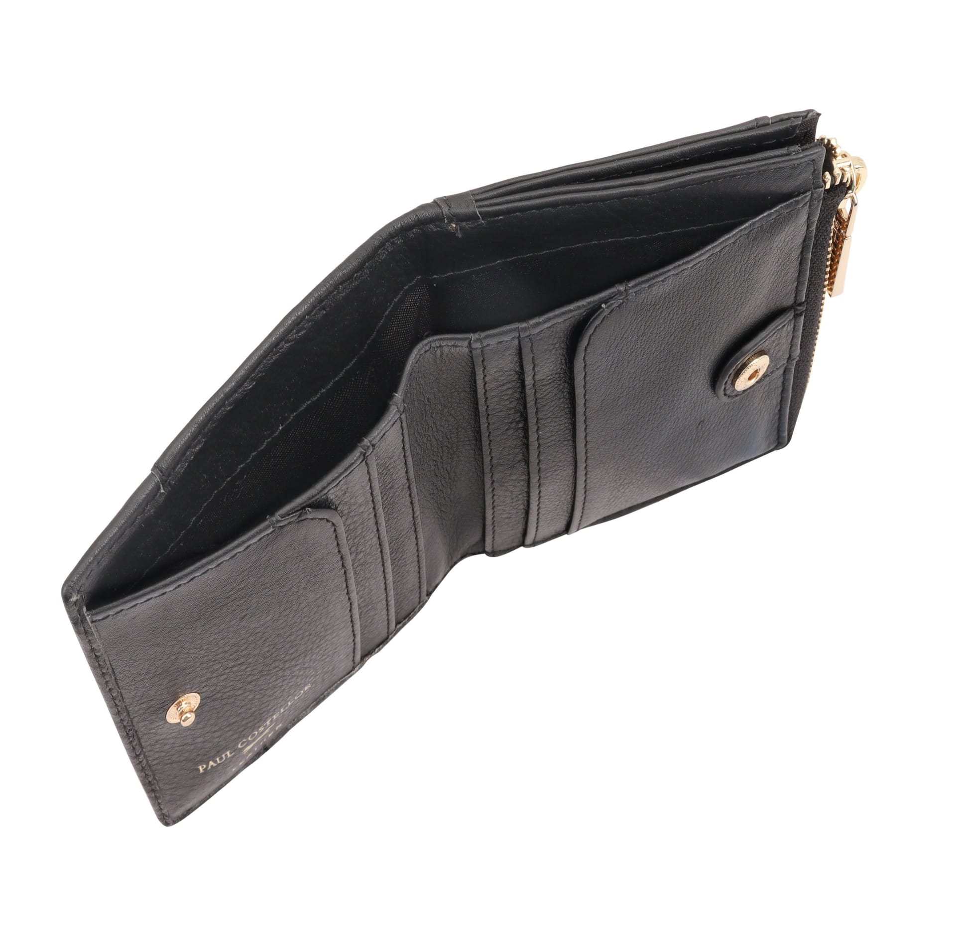 Paul Costelloe Paul Costelloe Women's Tilly Leather Purse in Jet Black - 4