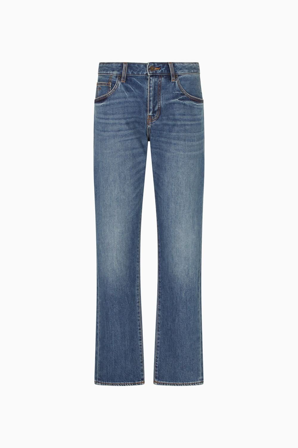 Armani Exchange Armani Exchange Men's Denim Comfort Slim Fit Light Blue