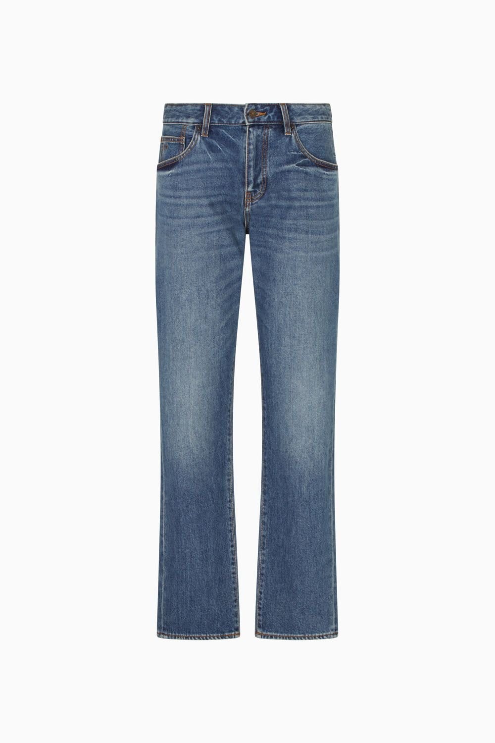 Armani Exchange Men's Denim Comfort Slim Fit Light Blue