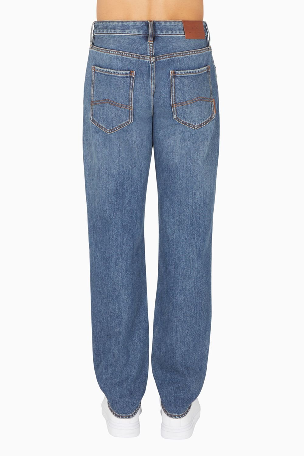 Armani Exchange Armani Exchange Men's Denim Comfort Slim Fit Light Blue - 4