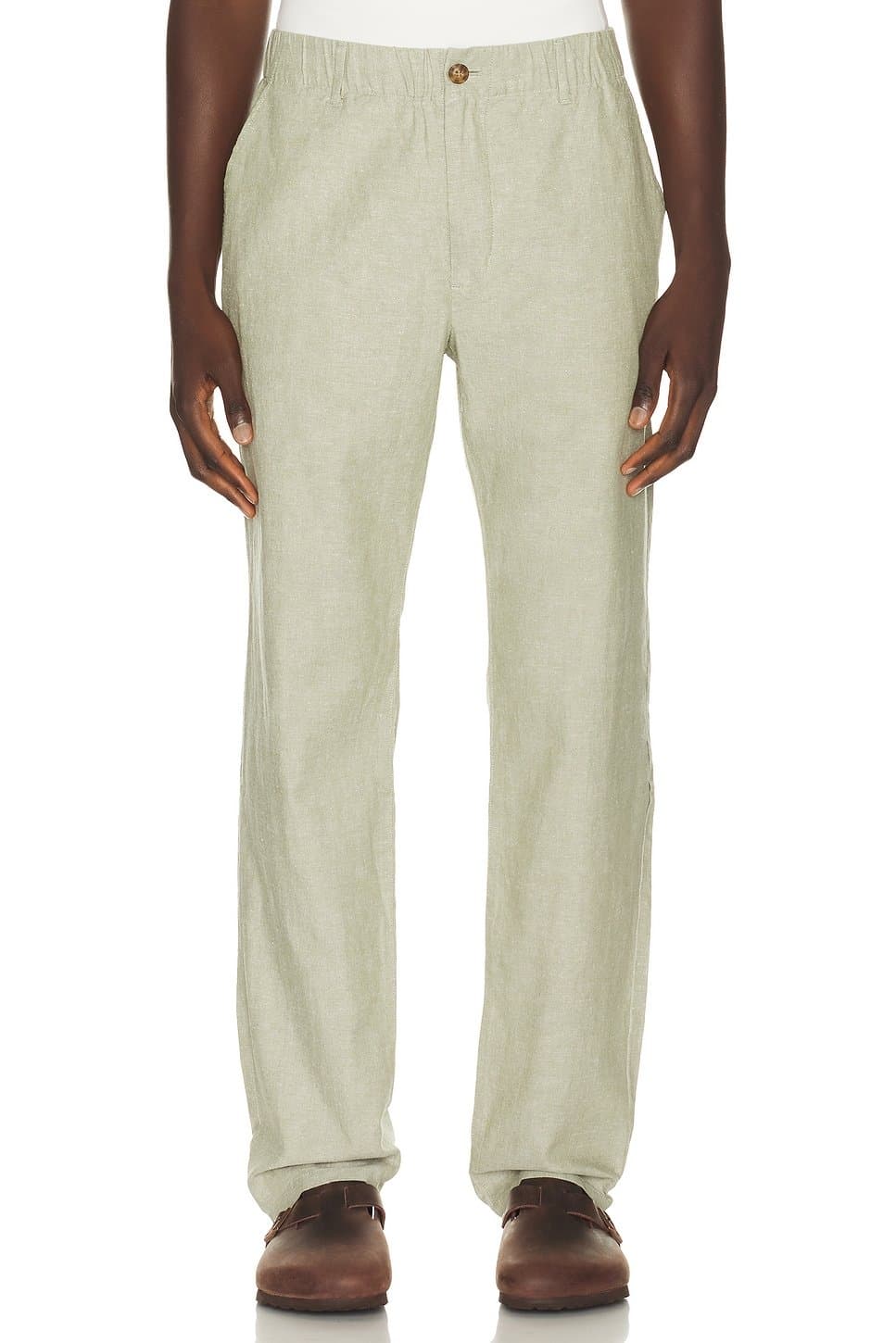 revolve Revolve Olive Hemp Chino Pants