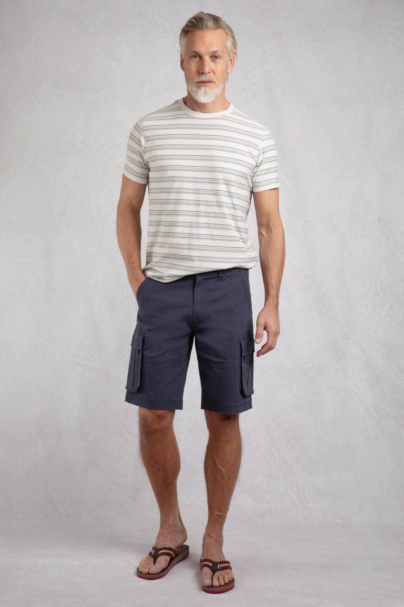 Weird Fish Weird Fish Men's Rigney Cargo Shorts in Navy