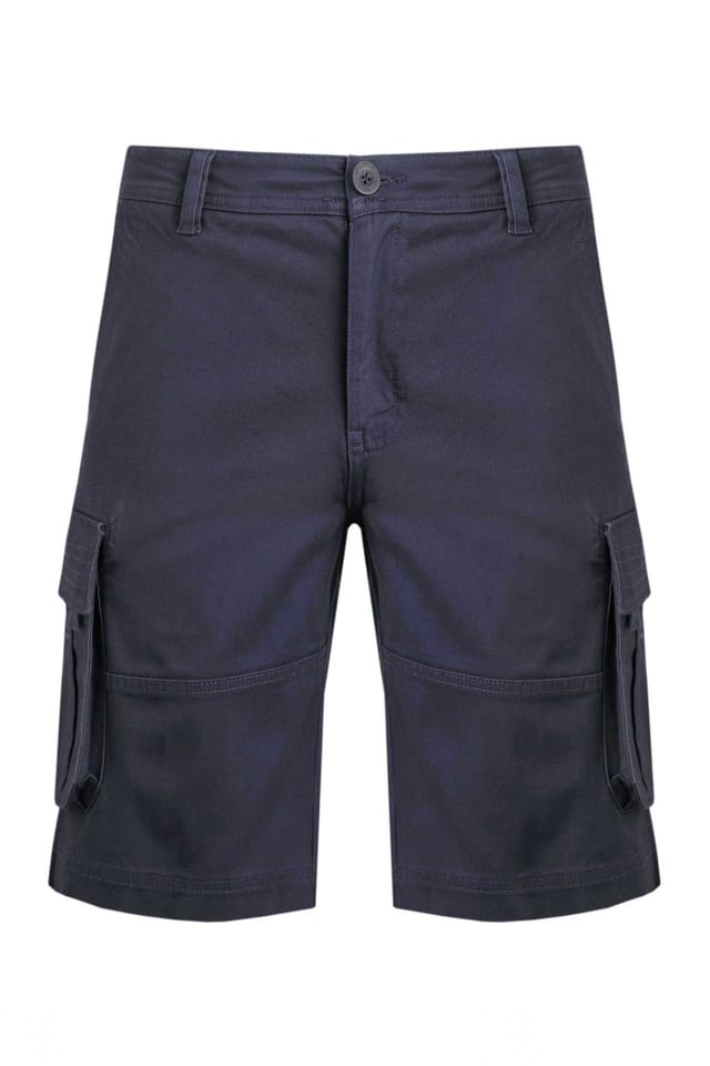 Weird Fish Weird Fish Men's Rigney Cargo Shorts in Navy - 2