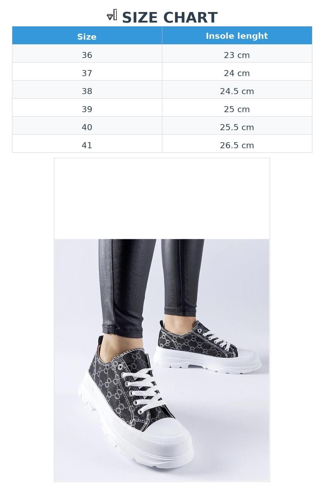 Love Lace Love Lace Women's Antonella Monogram Elegant Lace Up Sneakers with Comfort in Black - 4