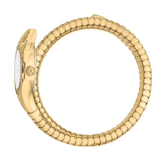 Just Cavalli Just Cavalli Women's Signature Snake Vita Fashion Watch - Yellow Gold Silver JC1L355M0025 - 3