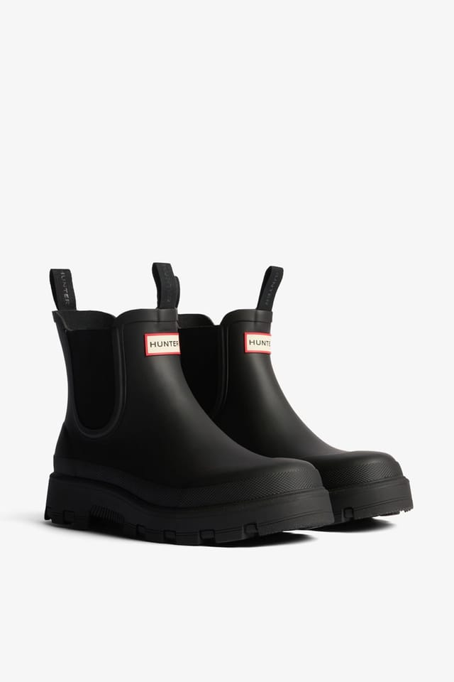 Hunter Hunter Women's Unisex Elements Elastic Chelsea Boot in Black - 2