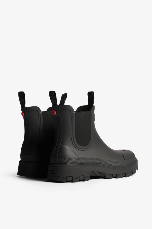 Hunter Hunter Women's Unisex Elements Elastic Chelsea Boot in Black - 3