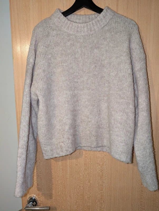 Topshop Topshop beige oversized jumper small