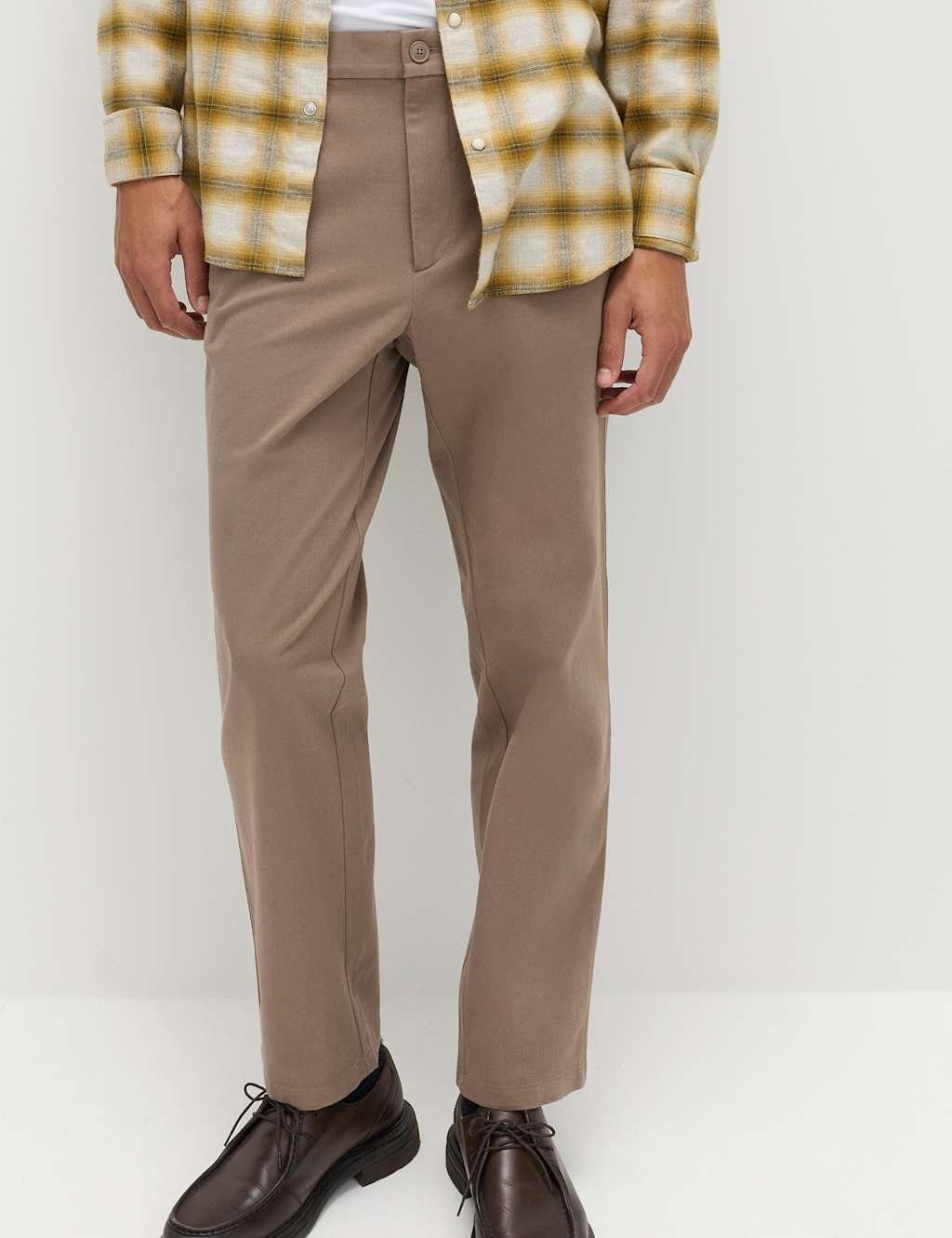 M&S The Ultimate Regular Fit Chinos Mocha