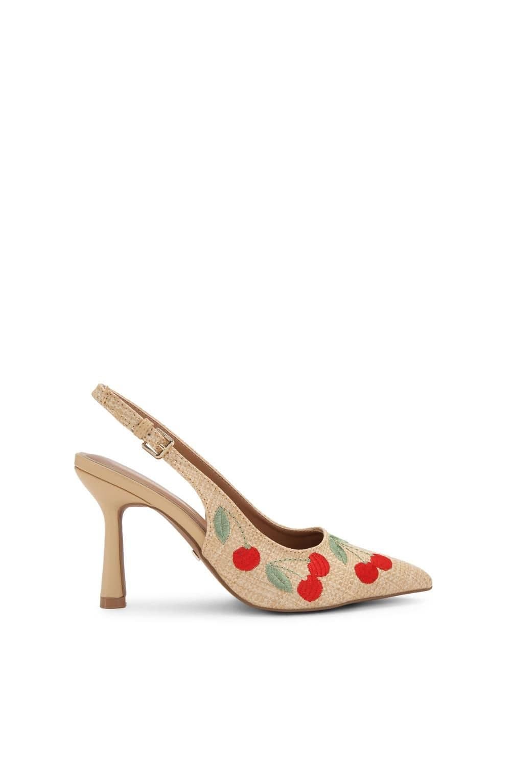 KG Kurt Geiger KG Kurt Geiger Women's 'Adina Embroidery' Heels in Beige