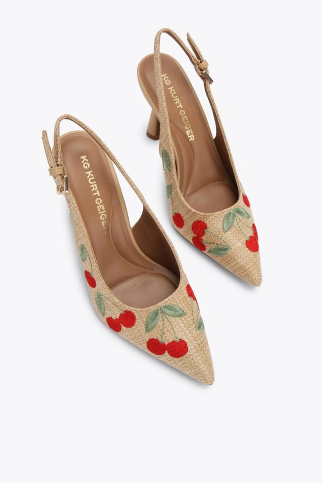 KG Kurt Geiger KG Kurt Geiger Women's 'Adina Embroidery' Heels in Beige - 2