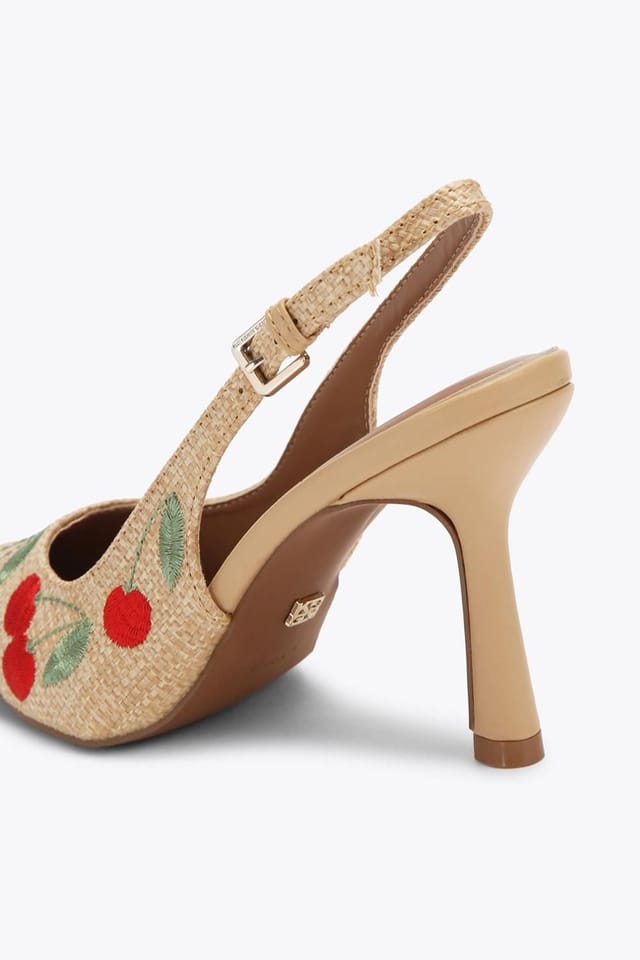KG Kurt Geiger KG Kurt Geiger Women's 'Adina Embroidery' Heels in Beige - 3