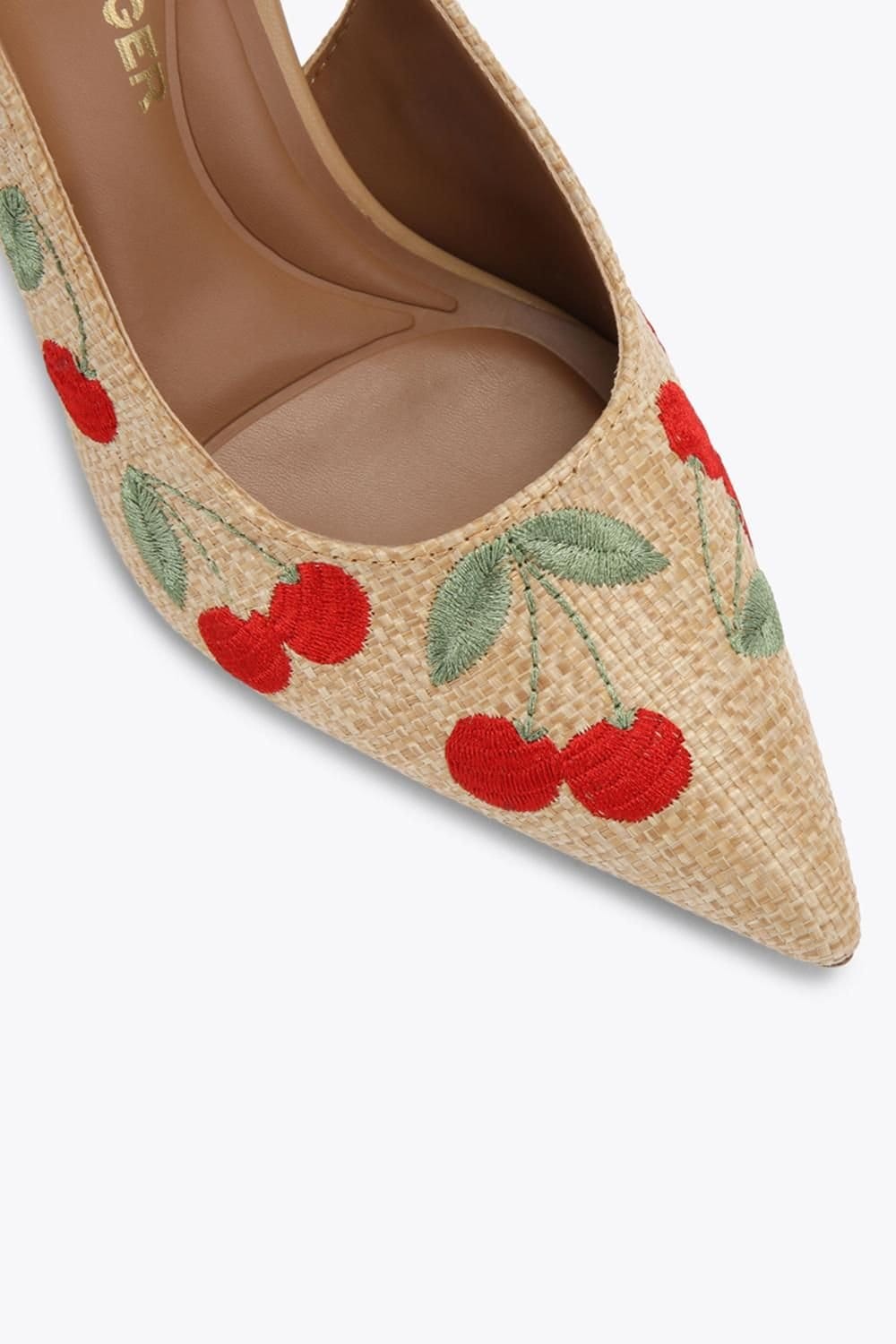 KG Kurt Geiger KG Kurt Geiger Women's 'Adina Embroidery' Heels in Beige - 4