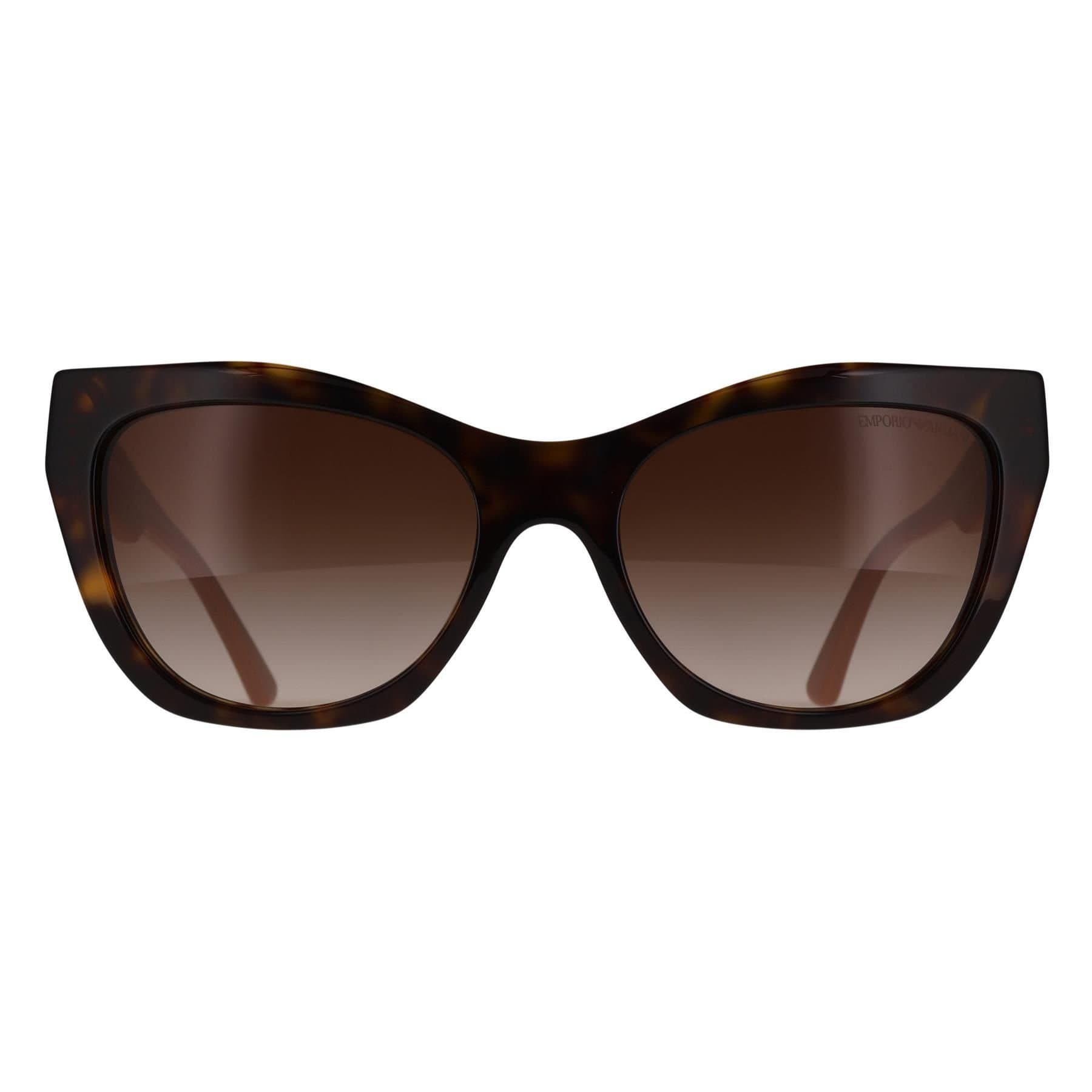 Emporio Armani Emporio Armani Women's Cat Eye Shiny Havana Brown Gradient EA4176