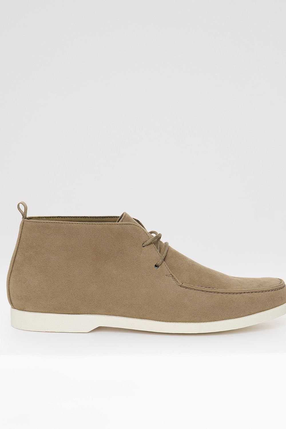 Threadbare Threadbare Men's Faux Suede Moccasin Boots in Beige