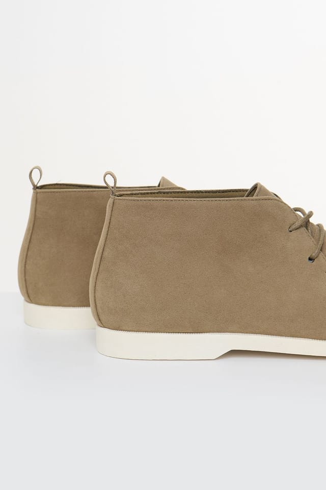 Threadbare Threadbare Men's Faux Suede Moccasin Boots in Beige - 2