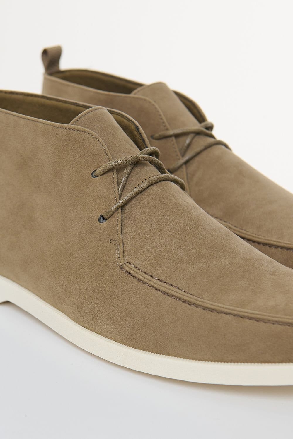 Threadbare Threadbare Men's Faux Suede Moccasin Boots in Beige - 4