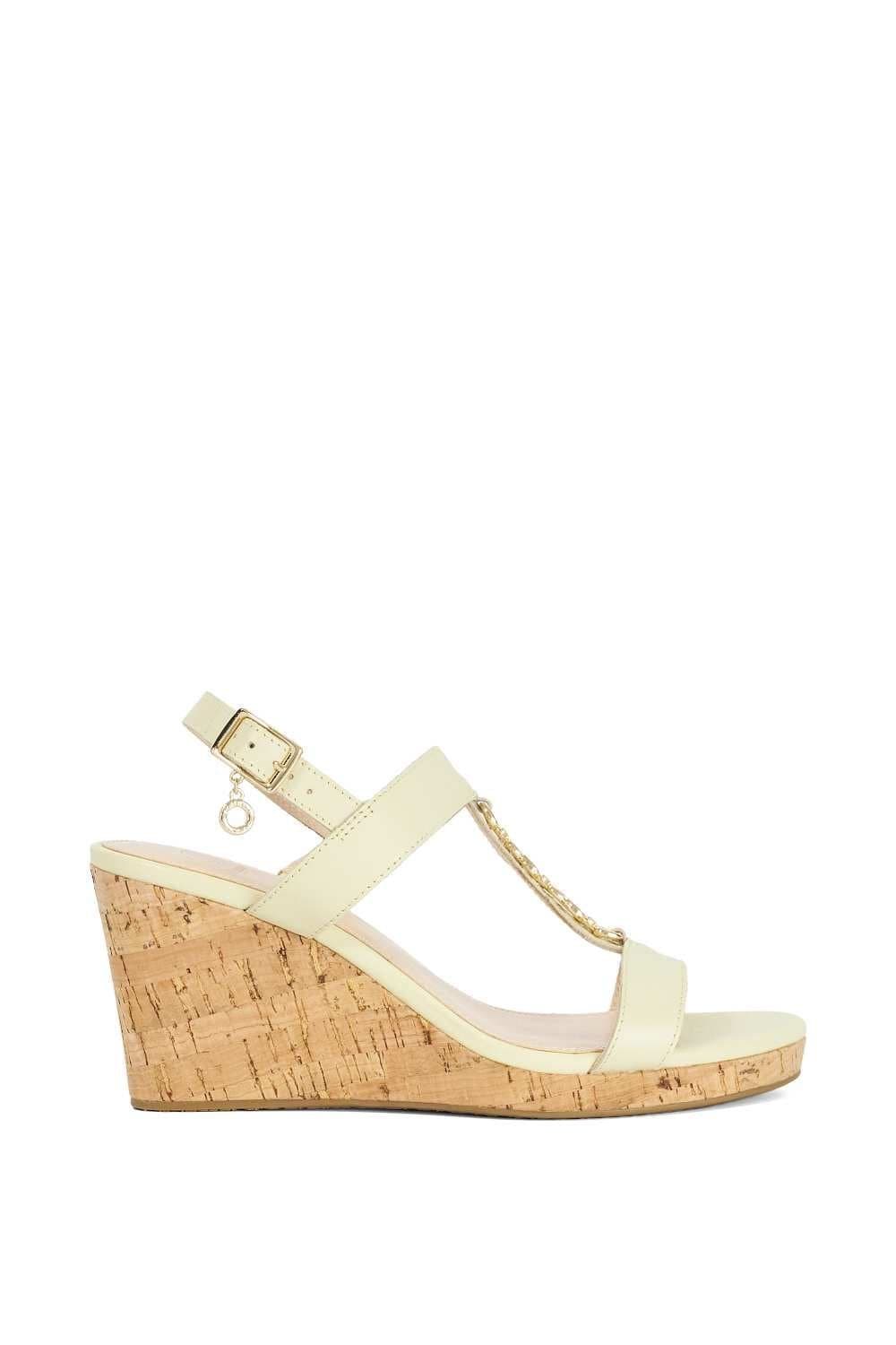 Dune London Dune London Women's 'Kasslie' Leather Wedges in Yellow