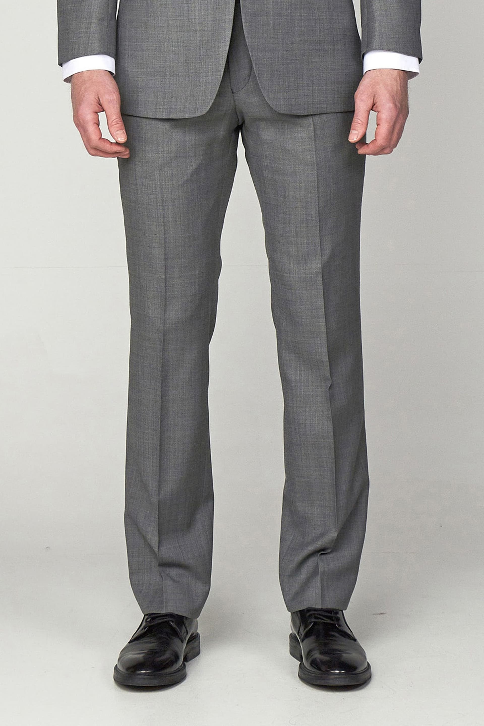 Scott Scott Grey Contemporary Fit Trousers