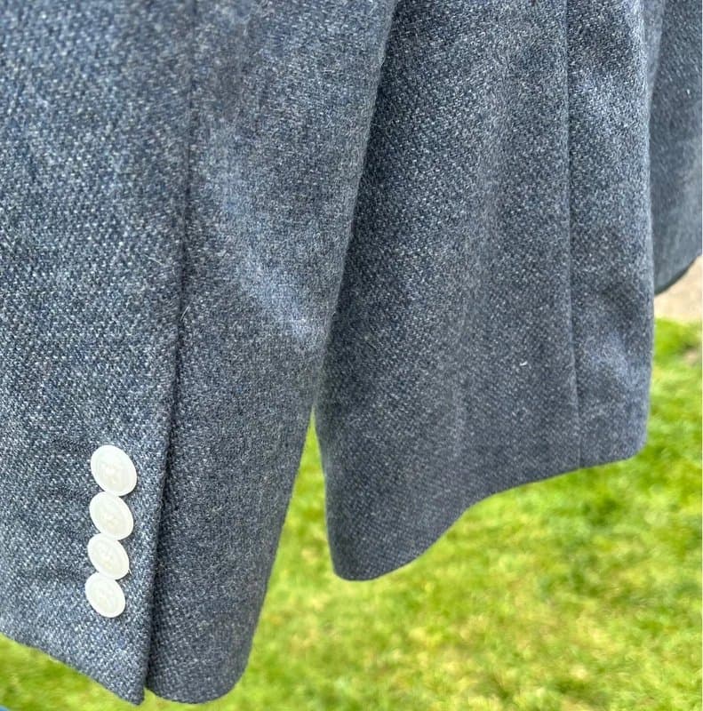New Look New Look - Men’s Pale Blue Wool Blend Blazer – Size 42R – Excellent Condition