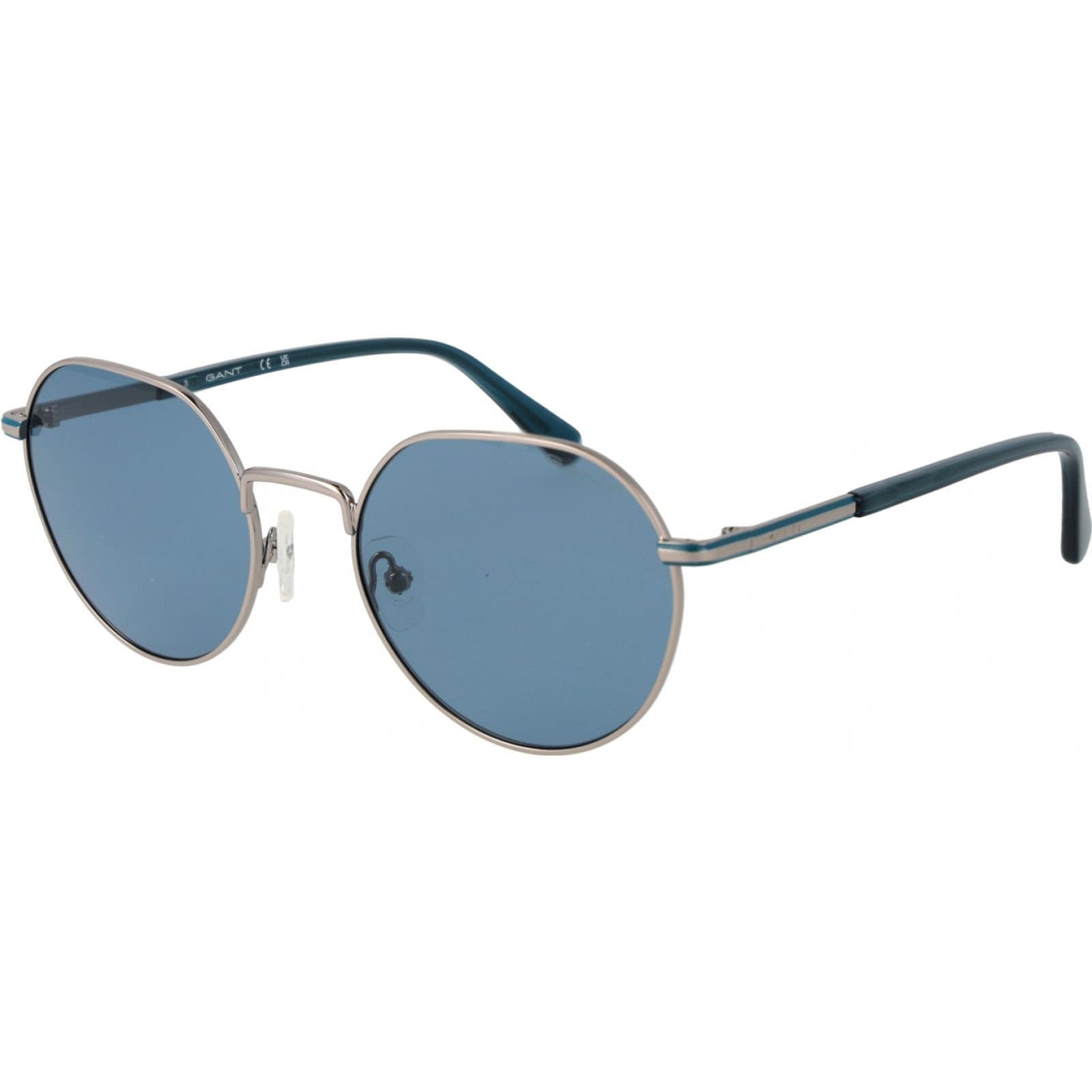 Gant GANT Men's GA7233 5314V Round/Oval Sunglasses in Silver