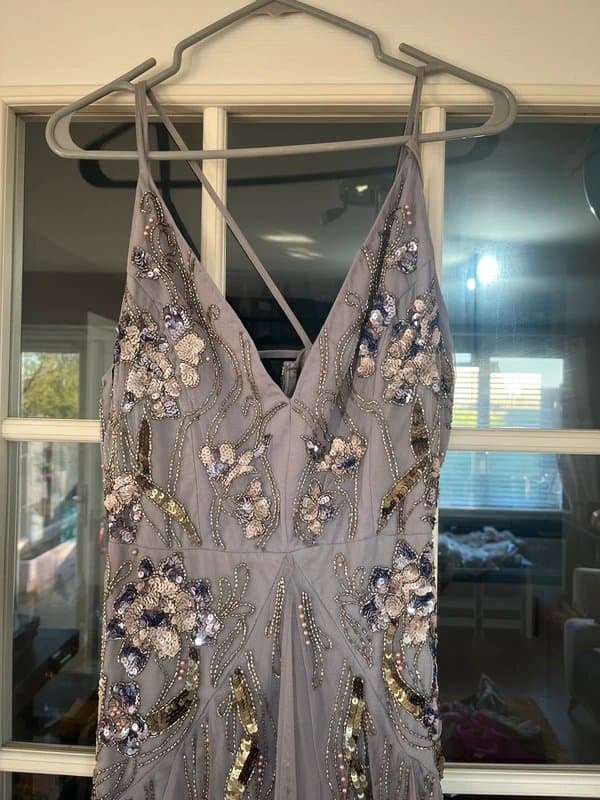 ASOS Lilac Maxi Sequin Dress