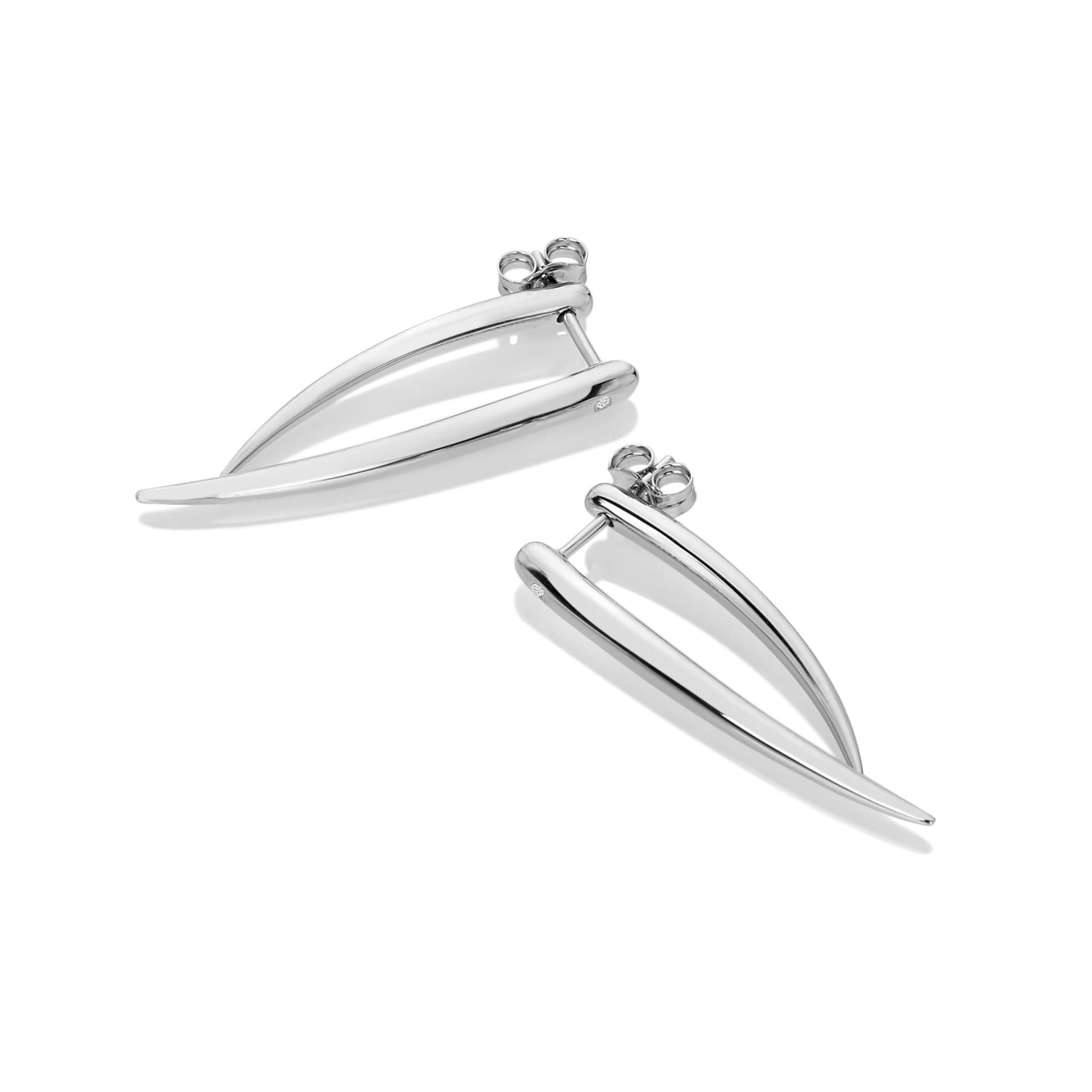 Hot Diamonds Hot Diamonds Women's Reflect Statement Earrings in Silver
