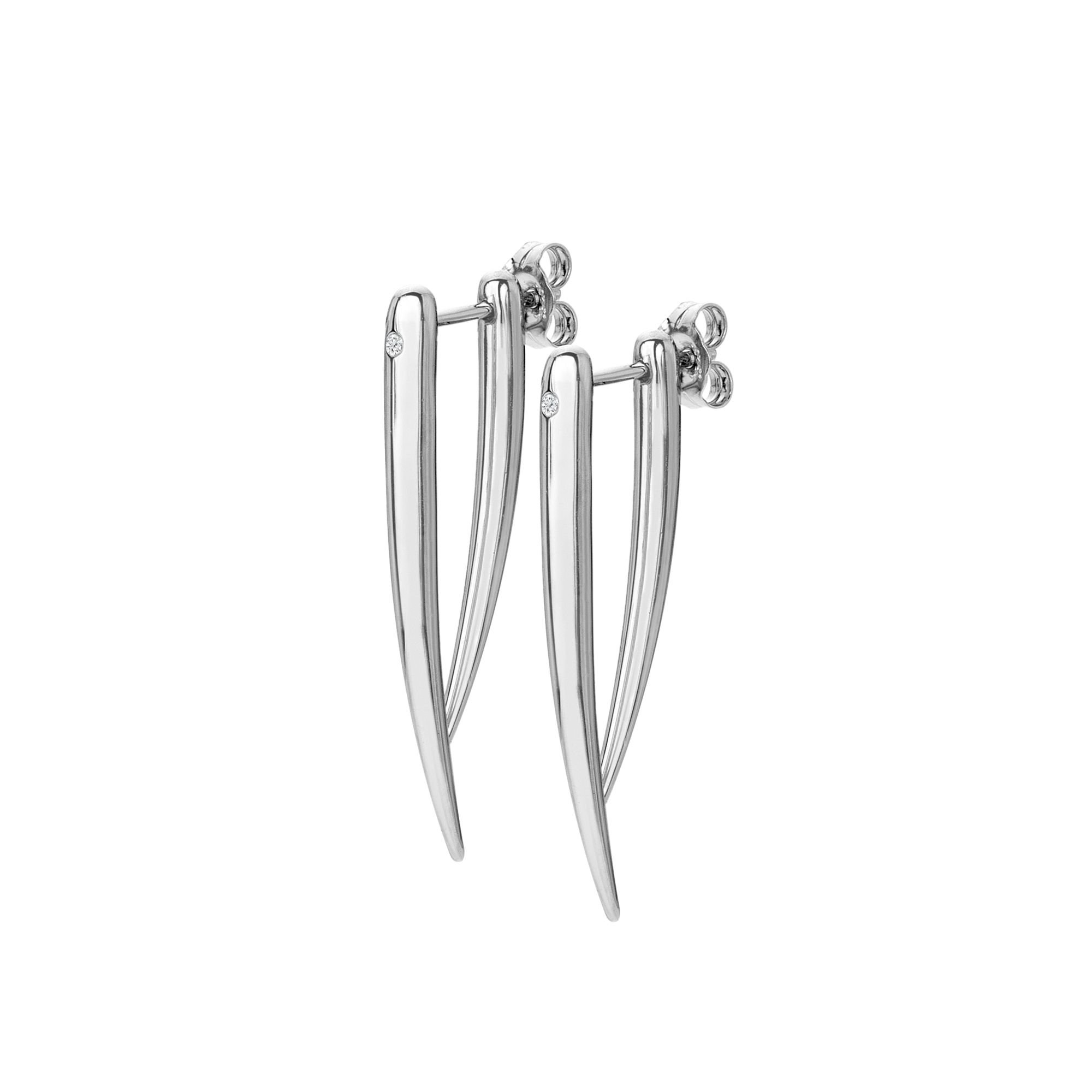 Hot Diamonds Hot Diamonds Women's Reflect Statement Earrings in Silver - 3