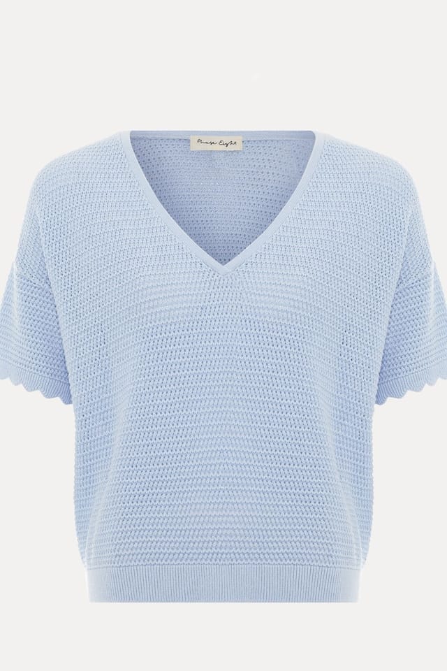 Phase Eight Phase Eight Women's Amira Texture Jumper in Baby Blue - 2