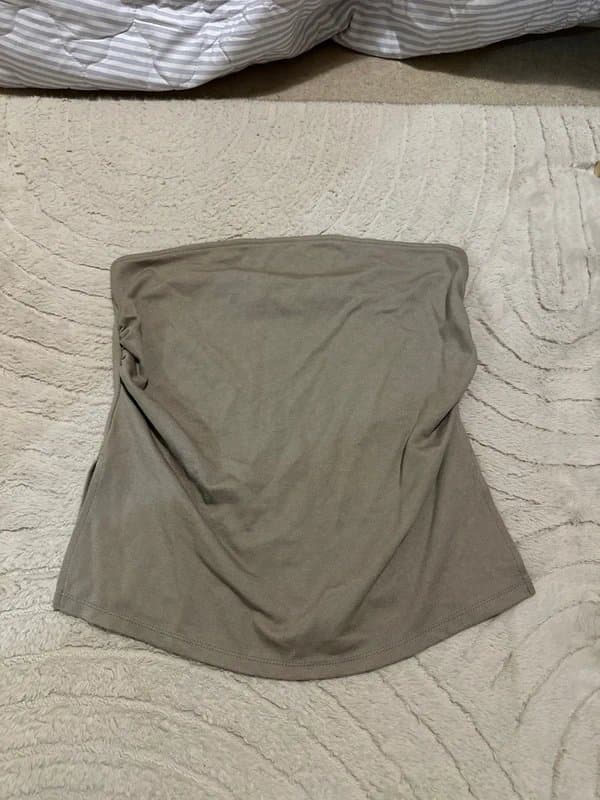 Bershka Bershka ruched side bandeau