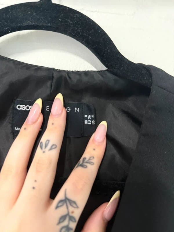 ASOS Black waistcoat