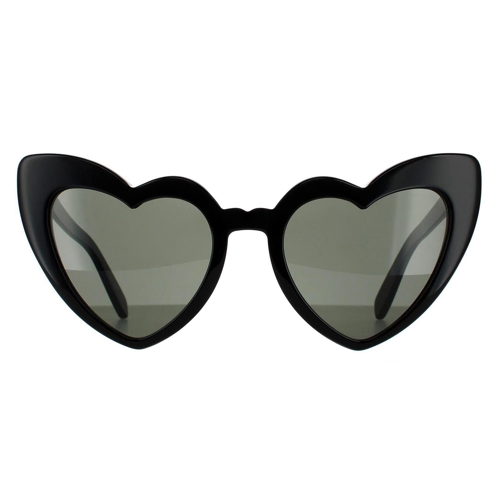 Saint Laurent Saint Laurent Women's Cat Eye Black Grey Sunglasses