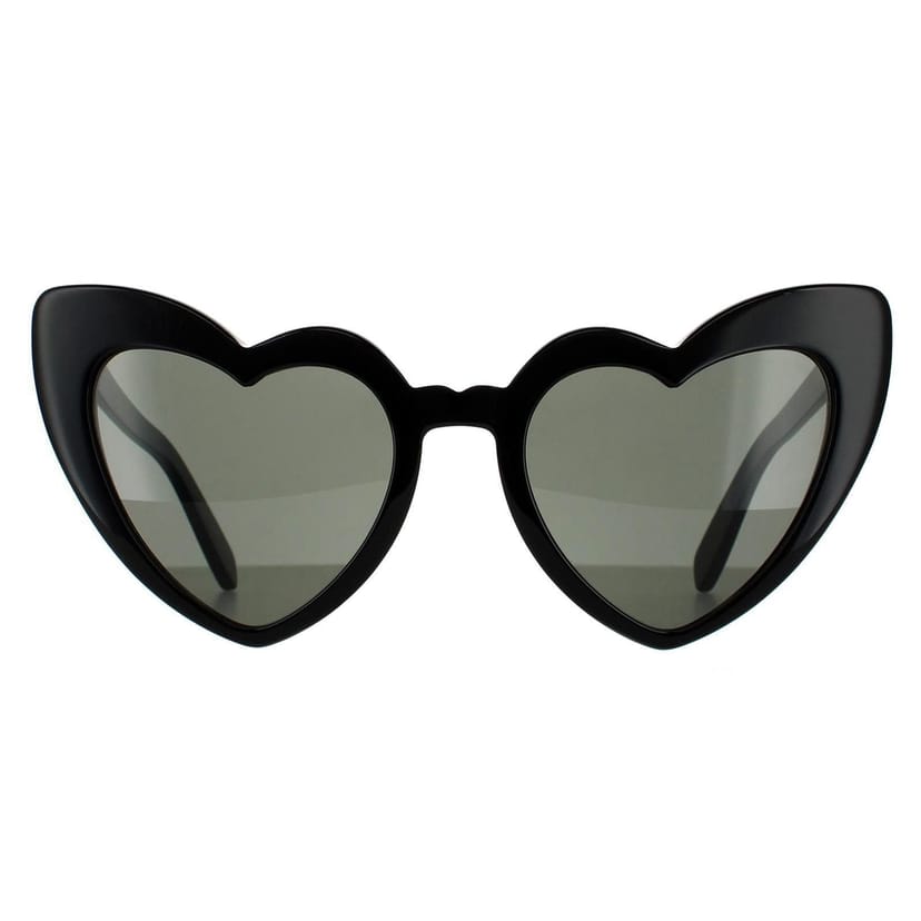 Saint Laurent Saint Laurent Women's Cat Eye Black Grey Sunglasses - 1